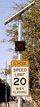 24/7 Flashing Beacon 12 inches RED DOTZ4