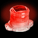 solar-powered LED lantern Red Ok501