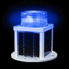 Solar-powered Marine LED lanterns OkM704-5 Blue