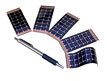 Flexible thin-film solar battery chargers, thin film solar modules