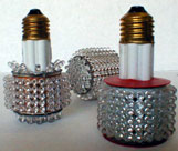 LED Lamp Red - 120VAC - 240 LED Bulb Array - Edison Base Lamps 240 LED Red Lamps