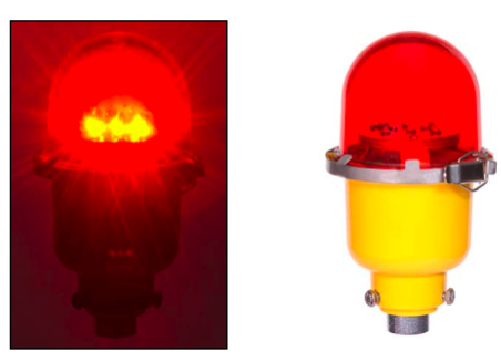 Solar-powered L-810 Aviation Obstruction Light, solar operated FAA L-810 Obstruction LED Light, FAA L810 LED Airport Lighting - LED Obstruction Lighting, Manufacturer of solar FAA approved airfield lighting products.