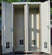 Outdoor Enclosure Cabinet 2 Front and 2 Rear Doors