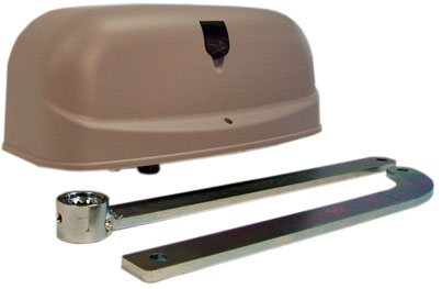 Articulated arm actuator for swing gates