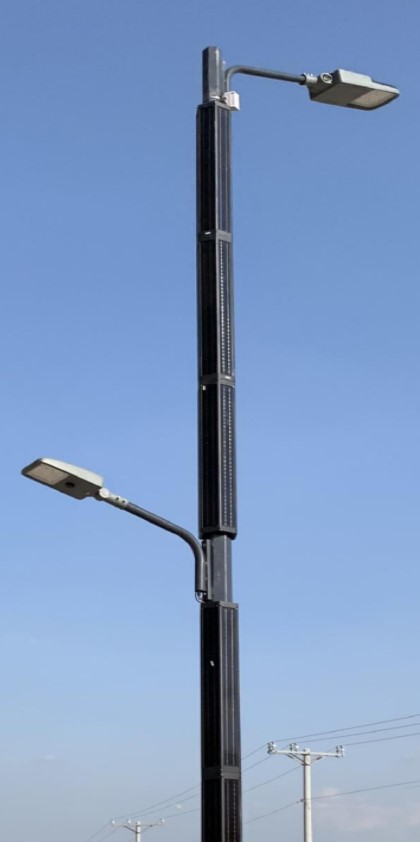 Triangle Smart Solar Pole Light, Solar Cylinder Street Light Post | Solar Street Light | cylindrical led solar led street light Applications: 2800 LM | Cylindrical Solar Module for Integrated Solar Light | Cylindrical Solar Module for Integrated Solar Parking Lot | Cylindrical Solar Panel for Solar Light | Cylindrical Solar Panel for Solar Parking Lot | Solar Module Wrap Solar Parking Lot | Solar Wrap Module for Solar Street Lights | Solar Wrap Panel for Solar Street Lights | Solar Wrap Module for Solar Parking Lot Light | Solar Wrap Panel Solar Parking Lot lights