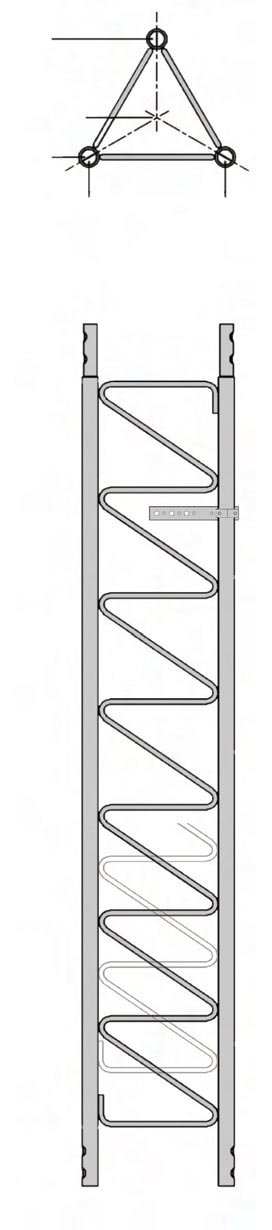 Freestanding Tower Kit 16 Ft, Tower 16 Foot Free Standing, Self Supporting Tower Ki, Hinged Base plate, 16 Foot Antenna Tower