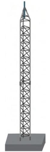 Freestanding Tower Kit 16 Ft, Tower 16 Foot Free Standing, Self Supporting Tower Ki, Hinged Base plate, 16 Foot Antenna Tower