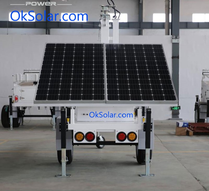 Solar Light Tower, Light Tower, Refugee Camps Solar Light Tower, mobile light towers, Job Site Solar Light Tower, Portable Solar Light Towers, Solar Powered Construction Light Tower