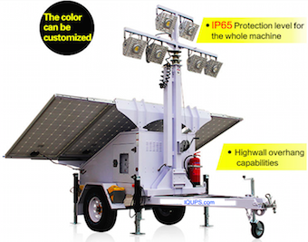 Hospital Emergency Solar Light Tower