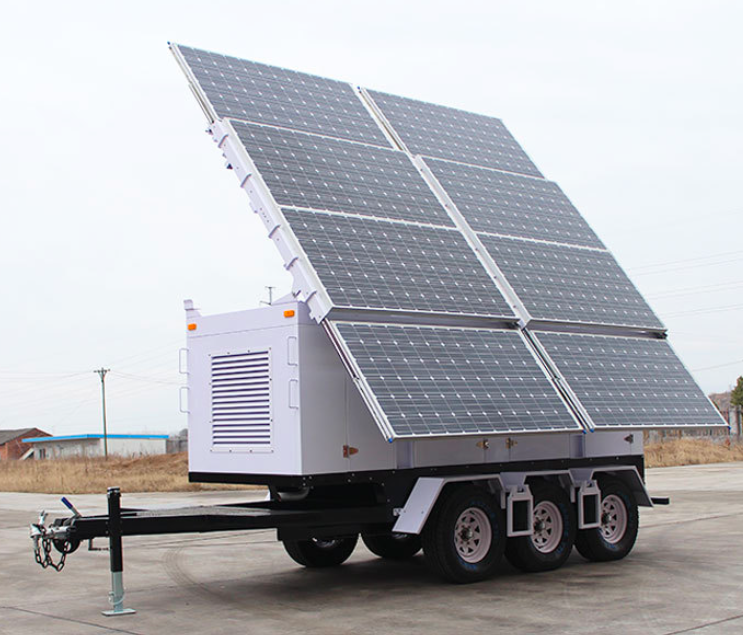 Hospital Emergency Backup Power Solar Trailer