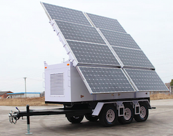 Hospital Emergency Backup Power Solar Trailer