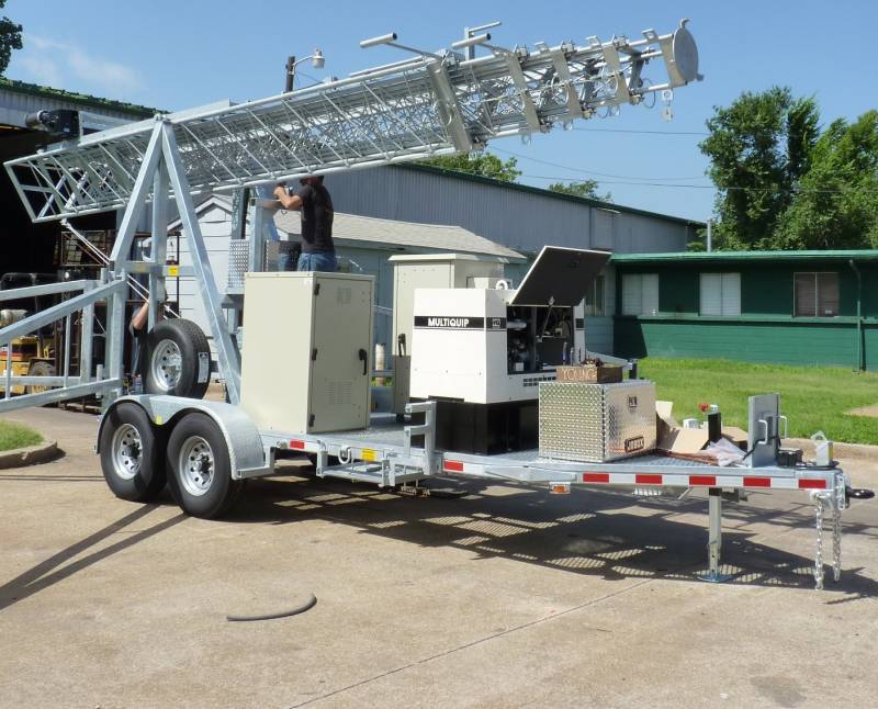 Mobile Communication Trailer Solar