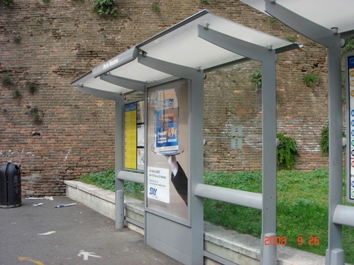 Solar Powered Bus Stop Shelter