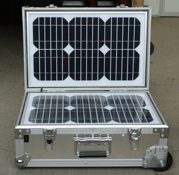 Emergency Portable Solar Power Generator 55Watts