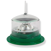 Solar Powered LED Marine Lights Green