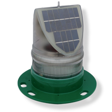 Solar Powered LED light Green