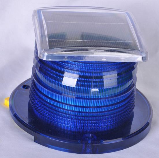 Solar Marine Navigation Light Blue