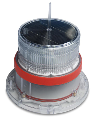 Solar Powered LED Airfield lights Red