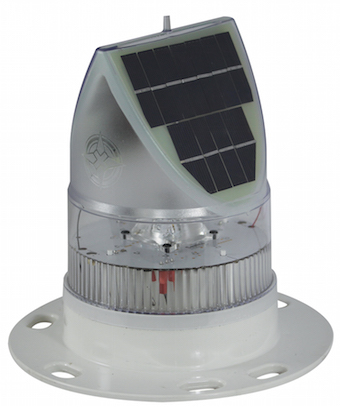 Solar Runway Airfield Light - White Runway