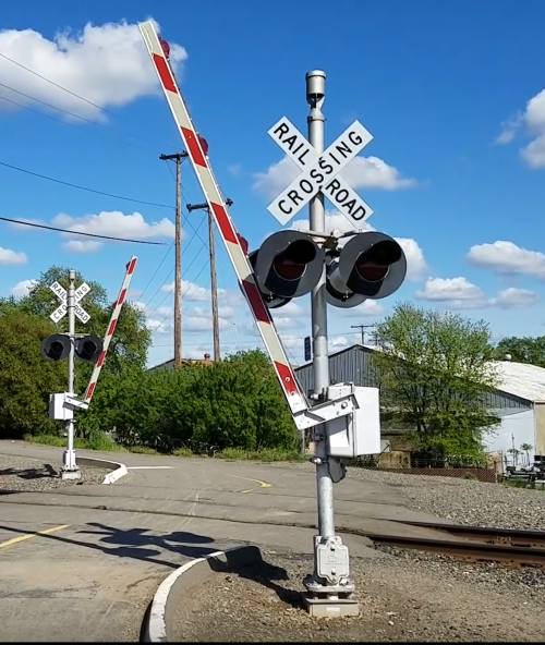 Crossing Signal Solar Powered