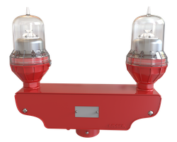 Red LED Obstruction Light 24VDC