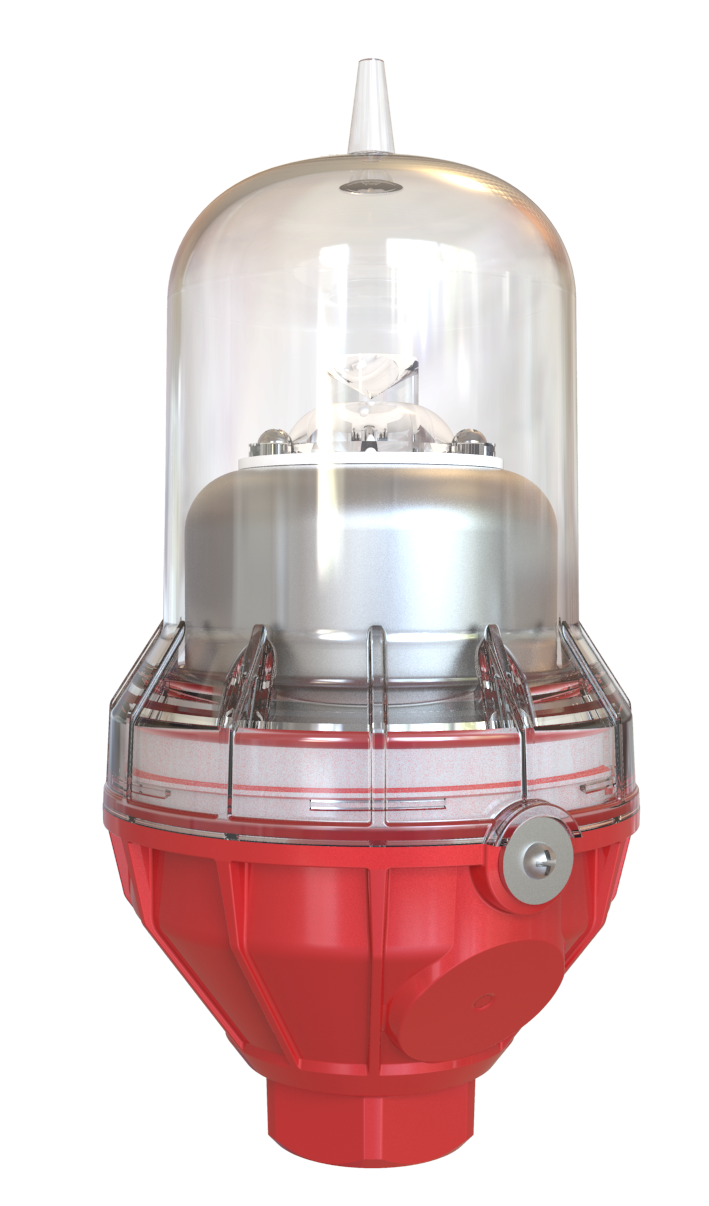 Red Obstruction Light 120 Volts AC