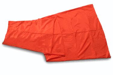 Wind socks 18 inch X 96 feet Orange nylon