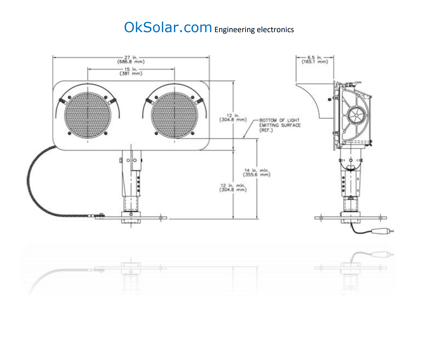 Elevated Runway Guard Light - Solar Powered Elevated Runway Guard Light