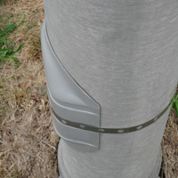 Security Cover for light poles, UNIVERSAL HAND HOLE COVER OkU-Cover is a security cover for light poles.