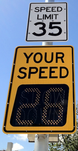 Hospital Radar Speed Your Speed Signs