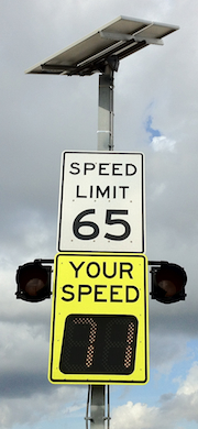 Traffic Calming Radar Solar Powered