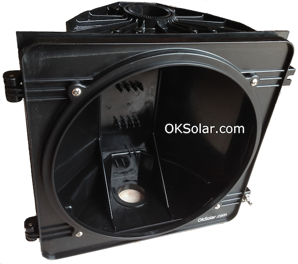 Traffic Signal Housing 12 inch Black Polycarbonate signal heads Traffic Signal Housing 12 inch Black