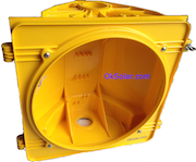 Traffic Signal Housing 8 inch Yellow