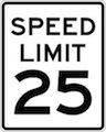 Speed Limit 25