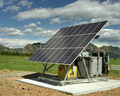 Solar power supply 5.9KW AC Daily output 115VAC