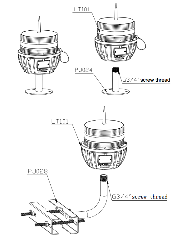 Solar Crane Obstruction Light L-810, Solar Aviation Warning Lights, Solar Obstruction Light, Solar Powered Obstruction Light, LED Solar Aircraft Light, Solar Aviation Obstruction Lights, Solar Tower Obstruction Light for Night Marking Telecommunication Towers, Solar Crane Obstruction Light, Solar Powered Aviation Warning Lights.