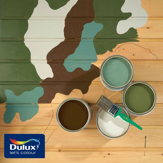 Military Camouflage Removable Paint