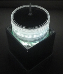 White Solar Obstruction Light