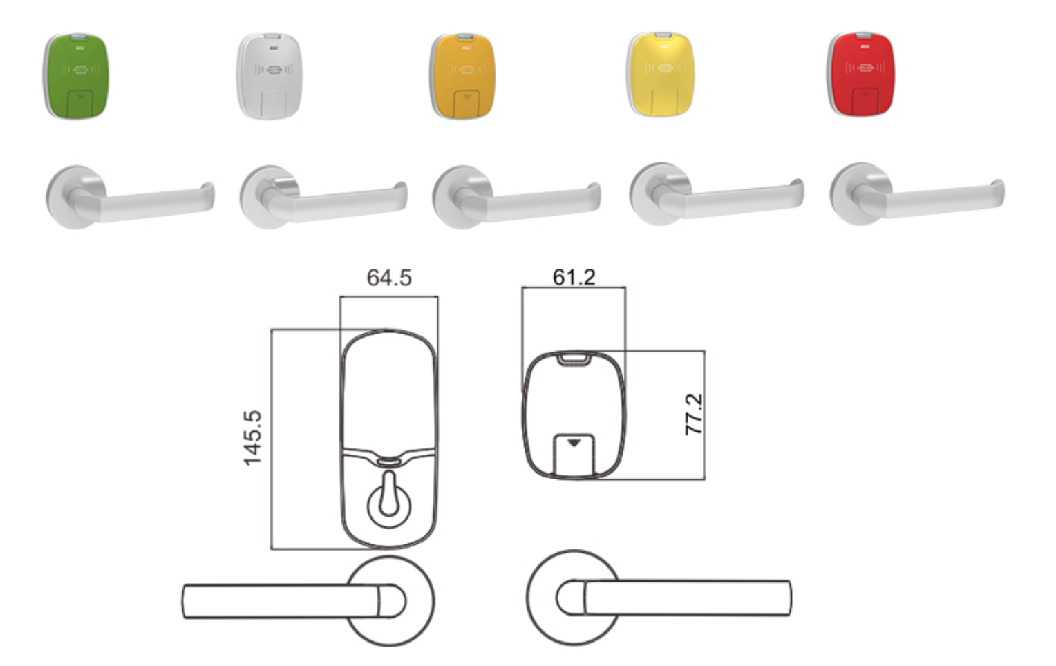 Hospital QR Lock Opens your Hospital Doors for your Hospital! High Sercurity CE Certificated qr code door lock.