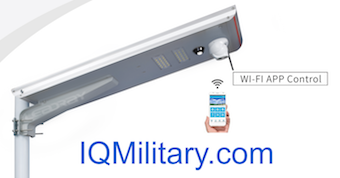 Solar Parking Lot Light with CCTV IP Camera