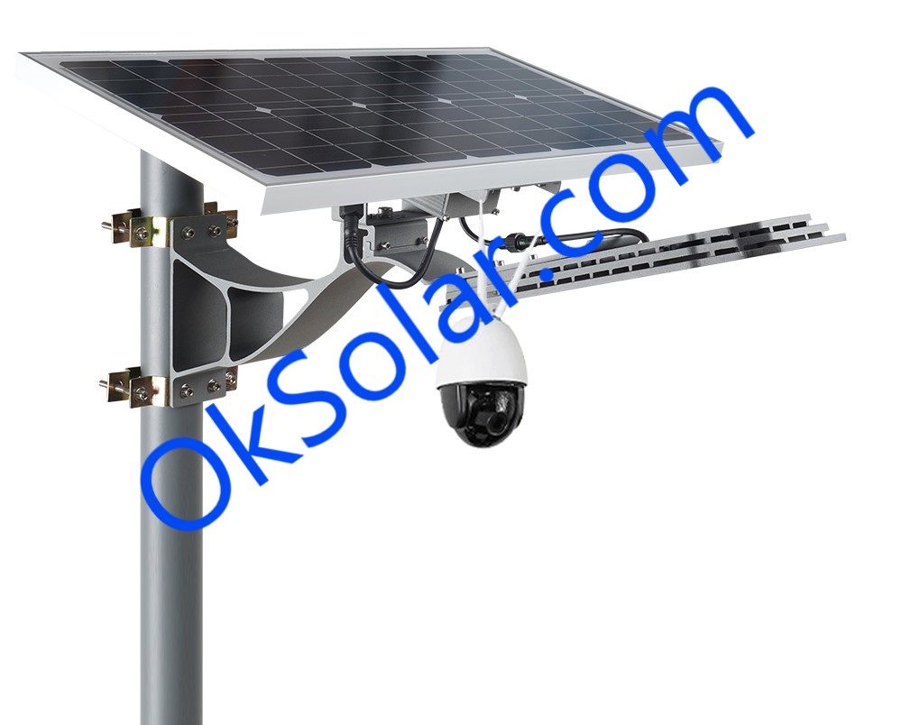 Solar Golf Course Light with IP Camera