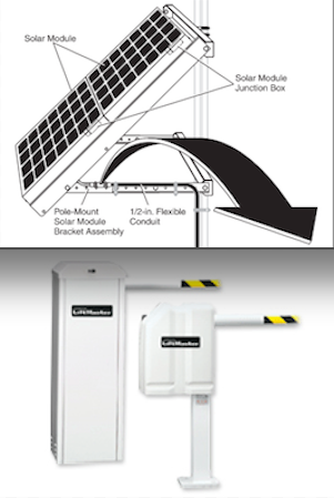 Solar gate Operator tower