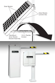 Hospital Parking-lot Gate Operator Solar