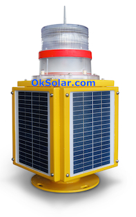 Solar Marine Navigation Light