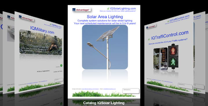 Catalog of Solar Energy Solar LED Lighting Products for OEMs, Military