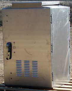 Environmentally Controlled Cabinet Outdoor Cabinet for Communications Microwave Radio Equipment and Traffic control products, Weatherproof Aluminum Cabinet Enclosures
