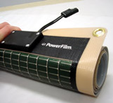Solar charger roll able module, Rollable solar module, Aircraft Series modules are designed to be easily integrated within remote controlled aircraft, Power Film Aircraft Series, solar panels, thin, film, technology, thin film, solar, transistors, diodes, flexible, solar energy